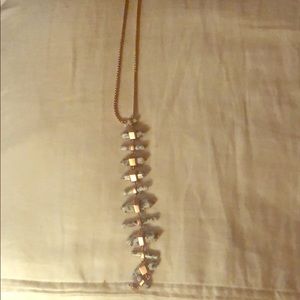 Kendra Scott grey stone necklace